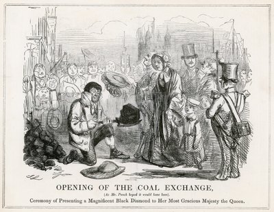 Opening of the New Coal Exchange by English School