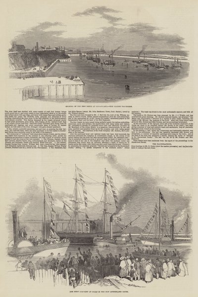 Opening of the New Docks at Sunderland by English School