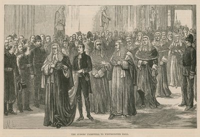 Opening of the Royal Courts of Justice: The Judges