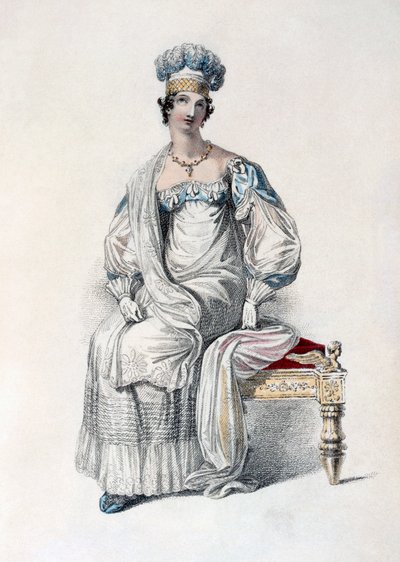 Opera dress, fashion plate from Ackermann