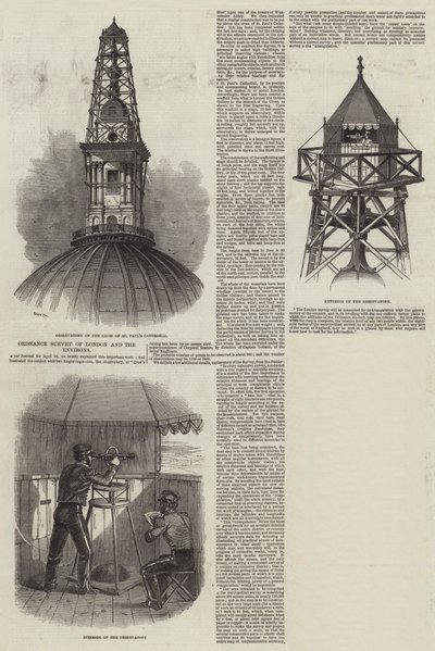 Ordnance Survey of London and the Environs by English School