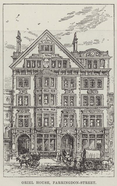 Oriel House, Farringdon-Street by English School