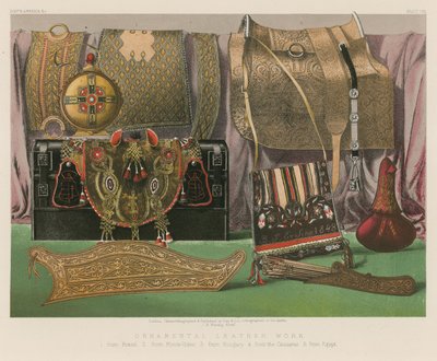 Ornamental Leather Work by English School