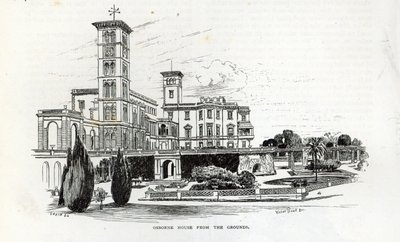 Osborne House from the Grounds, from 