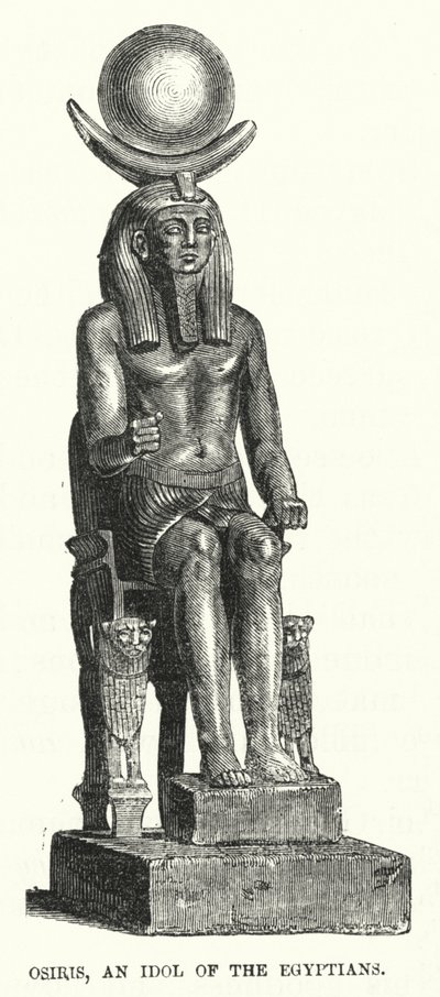 Osiris, an Idol of the Egyptians by English School