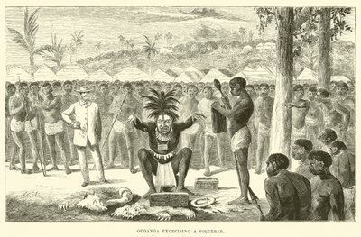 Ouganga Exorcising a Sorcerer by English School