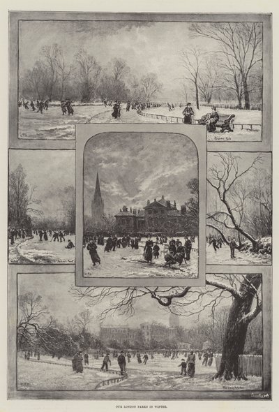 Our London Parks in Winter by English School