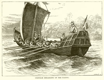Oxenham Embarking on the Pacific by English School