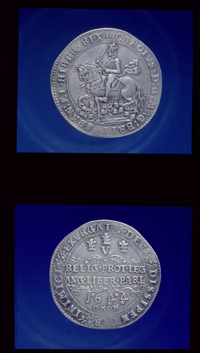 Oxford Crown of King Charles I, 1644 by English School
