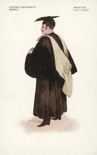 Oxford University Robes: Proctor, Full Dress by English School