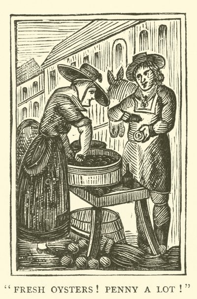 Oyster Seller by English School