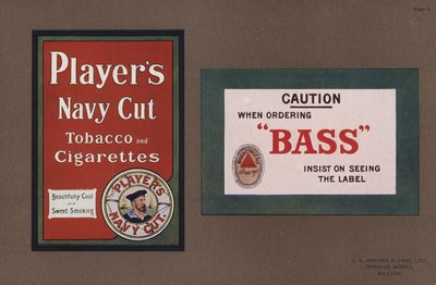 Page from Jordans Enamelled Signs by English School