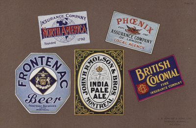 Page from Jordans Enamelled Signs by English School