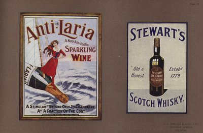 Page from Jordans Enamelled Signs by English School