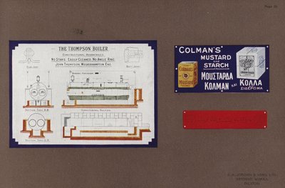 Page from Jordans Enamelled Signs by English School