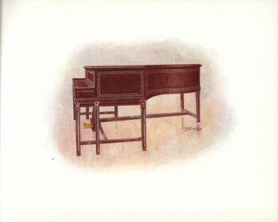 Page from Steinway & Sons Art Catalogue by English School