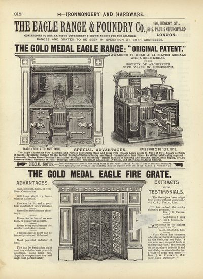 Page from The Architects, Surveyors and Engineers Compendium 1892 by English School
