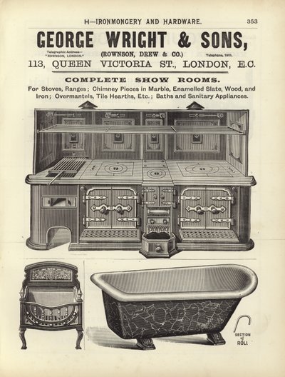 Page from The Architects, Surveyors and Engineers Compendium 1892 by English School