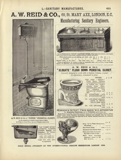 Page from The Architects, Surveyors and Engineers Compendium 1892 by English School