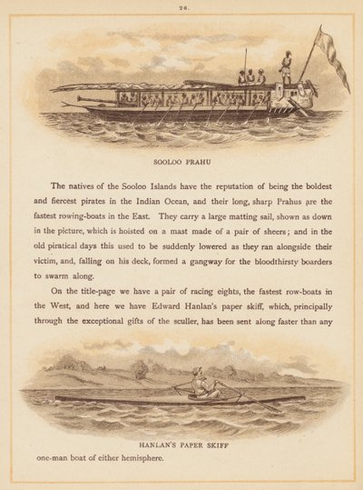 Page from The Boats of the World, Late 19th Century by English School