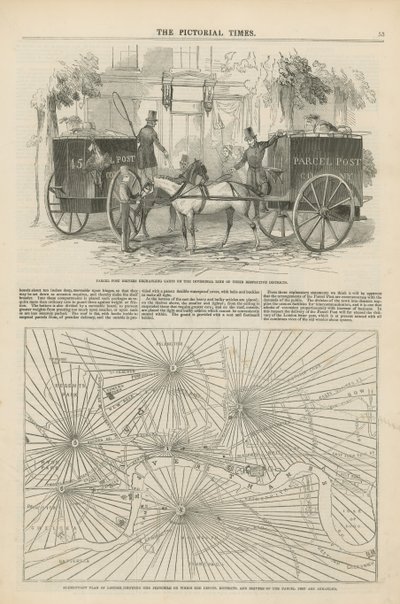Page from The Pictorial Times by English School