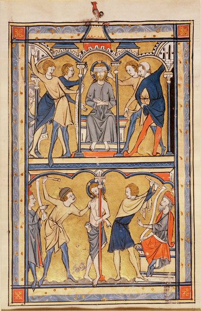 Page from a Psalter, c.1270 by English School