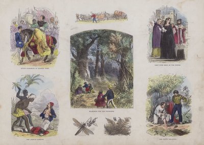 Page from the Attractive Picture Book by English School