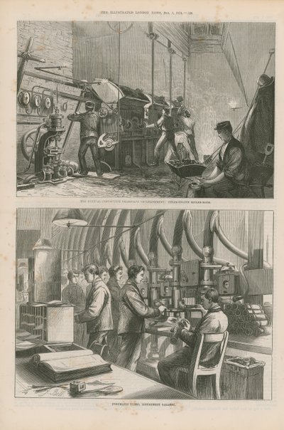Page from the Illustrated London News by English School
