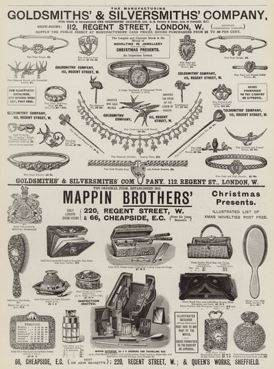 Page of Advertisements by English School