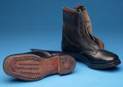 Pair of Holdfast Miners Boots, early 1900s by English School