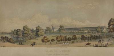 Palace of Industry; View from the Bridge, Hyde Park by English School