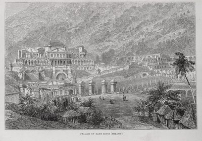 Palace of Sans Souci, North Hayti, from Santo Domingo Past and Present by English School