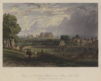 Palace of St James, Westminster Abbey and Hall, London by English School