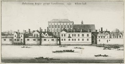 Palace of Whitehall from the River Thames, Westminster, London, UK by English School