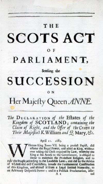 Pamphlet announcing 