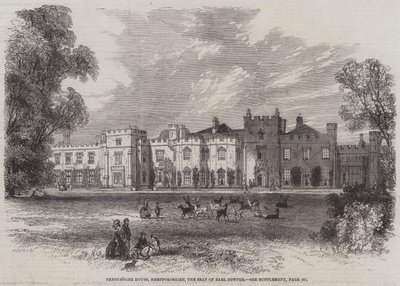 Panshanger House, Hertfordshire, the Seat of Earl Cowper by English School