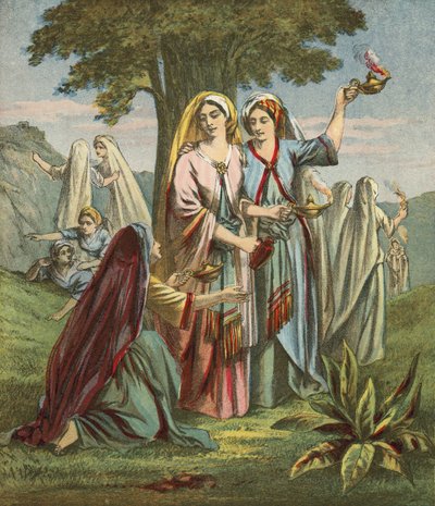 Parable of the Ten Virgins by English School