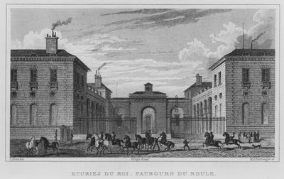 Paris, Ecuries Du Roi, Faubourg Du Roule by English School
