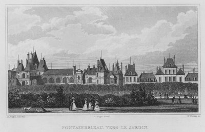 Paris, Fontainebleau, Vers Le Jardin by English School