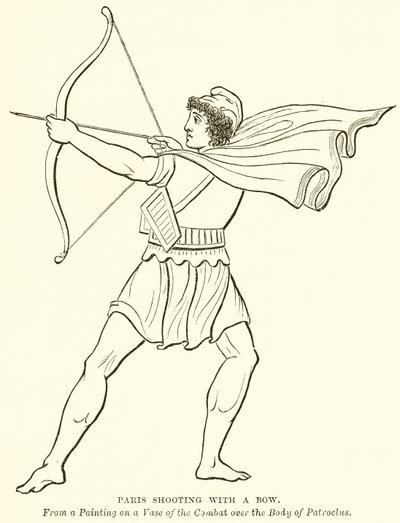 Paris Shooting with a Bow by English School