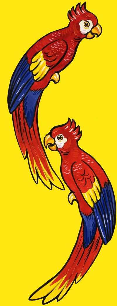 Parrots by English School