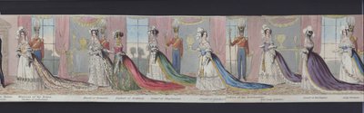 Part of the Panorama of the Marriage of Queen Victoria, c.1840 by English School