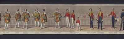 Part of the Panorama of the Marriage of Queen Victoria, c.1840 by English School