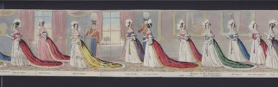 Part of the Panorama of the Marriage of Queen Victoria, c.1840 by English School