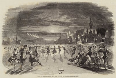 Pas de Patineurs, in the New Ballet, at Her Majesty