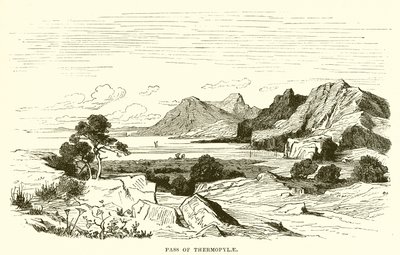 Pass of Thermopylae by English School