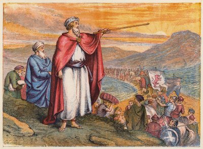 Passage of the Red Sea by English School