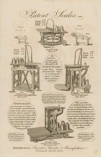 Patent Scales by English School