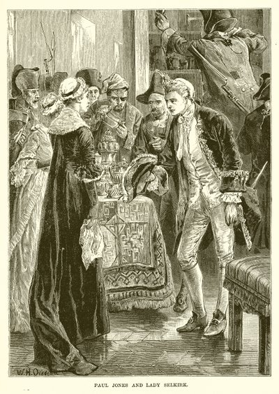Paul Jones and Lady Selkirk by English School