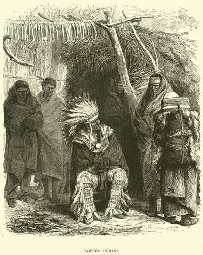 Pawnee Indians by English School